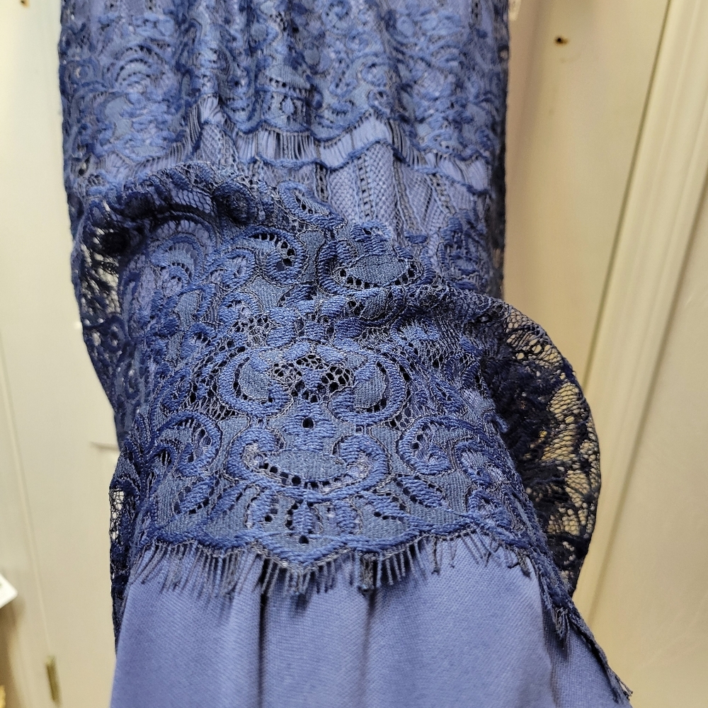 Kensie Midnight Blue Lace Mini Dress Size 6 Cocktail Evening - Picture 11 of 15